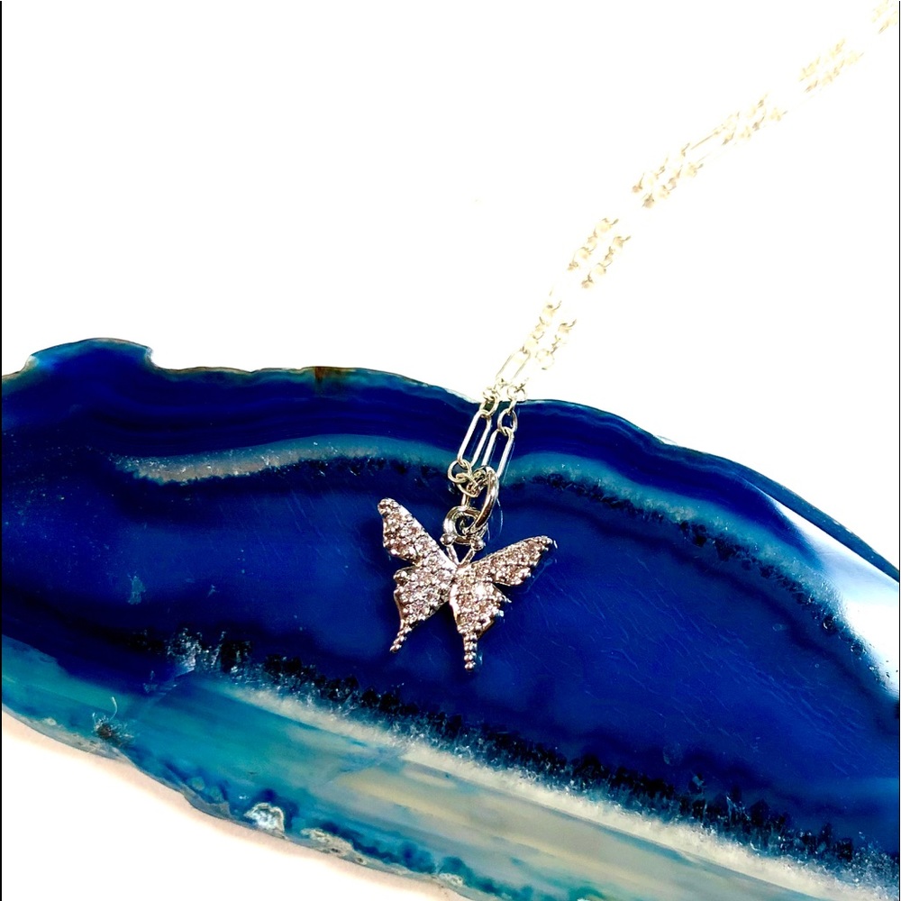 Butterfly Necklace, Dragonfly, Insect, Bee, Flower